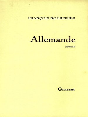 cover image of Allemande